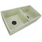 Nantucket Sinks Double Bowl Farmhouse Fireclay Sink with Shabby Green Finish FCFS3318D-ShabbyGreen - alternate 6
